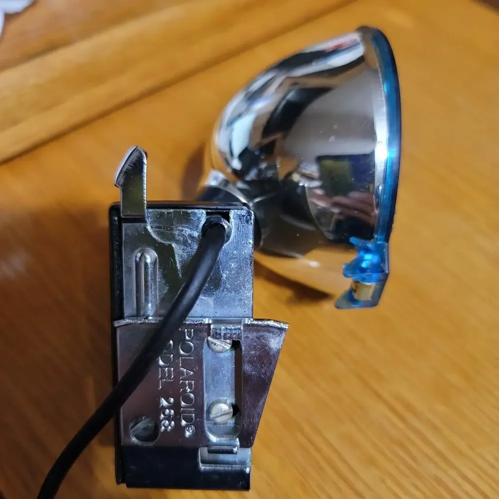 Vintage POLAROID FLASH BULB UNIT Model 268 Land Camera Flash Untested